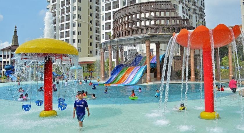 Apartments & Free Access To Waterpark At B Lagoon Melaka Exterior foto